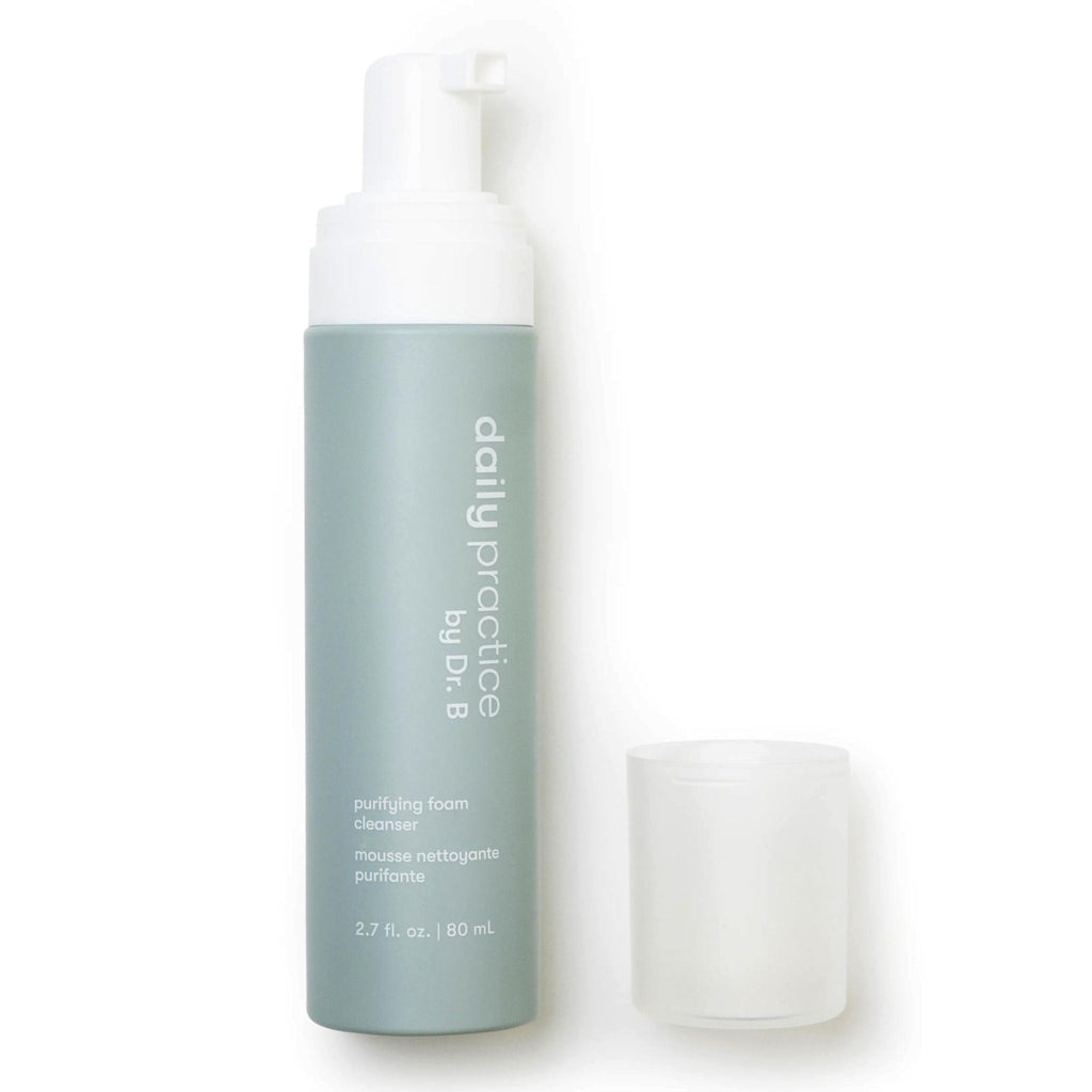 Daily Practice Dr. B Purifying Foam Cleanser - Gentle Eyelid Cleanser & Eyelash Wash for Sensitive & Dry Eyes, Blepharitis Treatment - Ophthalmologist-Created, Paraben/Phthalate/SLS-Free - 2.7 fl oz - Maple Wellness Supplements