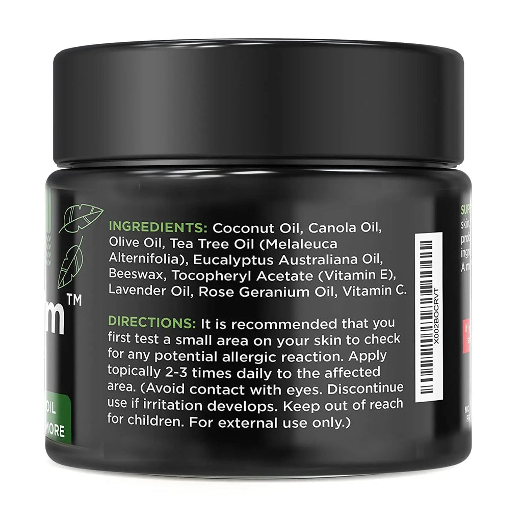 DAILY REMEDY Tea Tree Oil Extra Strength Super Balm - Athletes Foot Cream Combats - TrustMedUSA