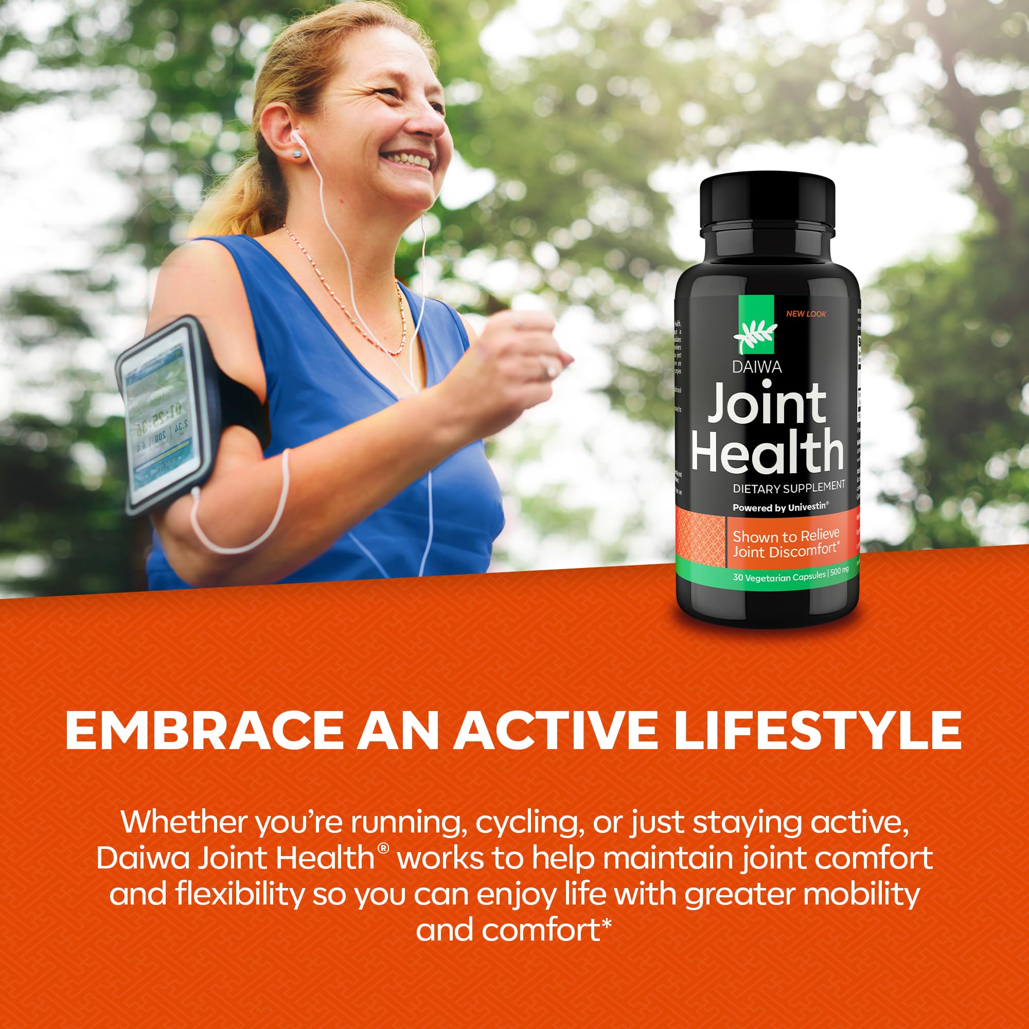 Daiwa Joint Health - Tendon and Ligament Supplements with Chinese Skullcap and Acacia Catechu - Traditional Plant-Based Formula for Active Lifestyles - Non-GMO, 30 Vegetarian Capsules - TrustMedUSA