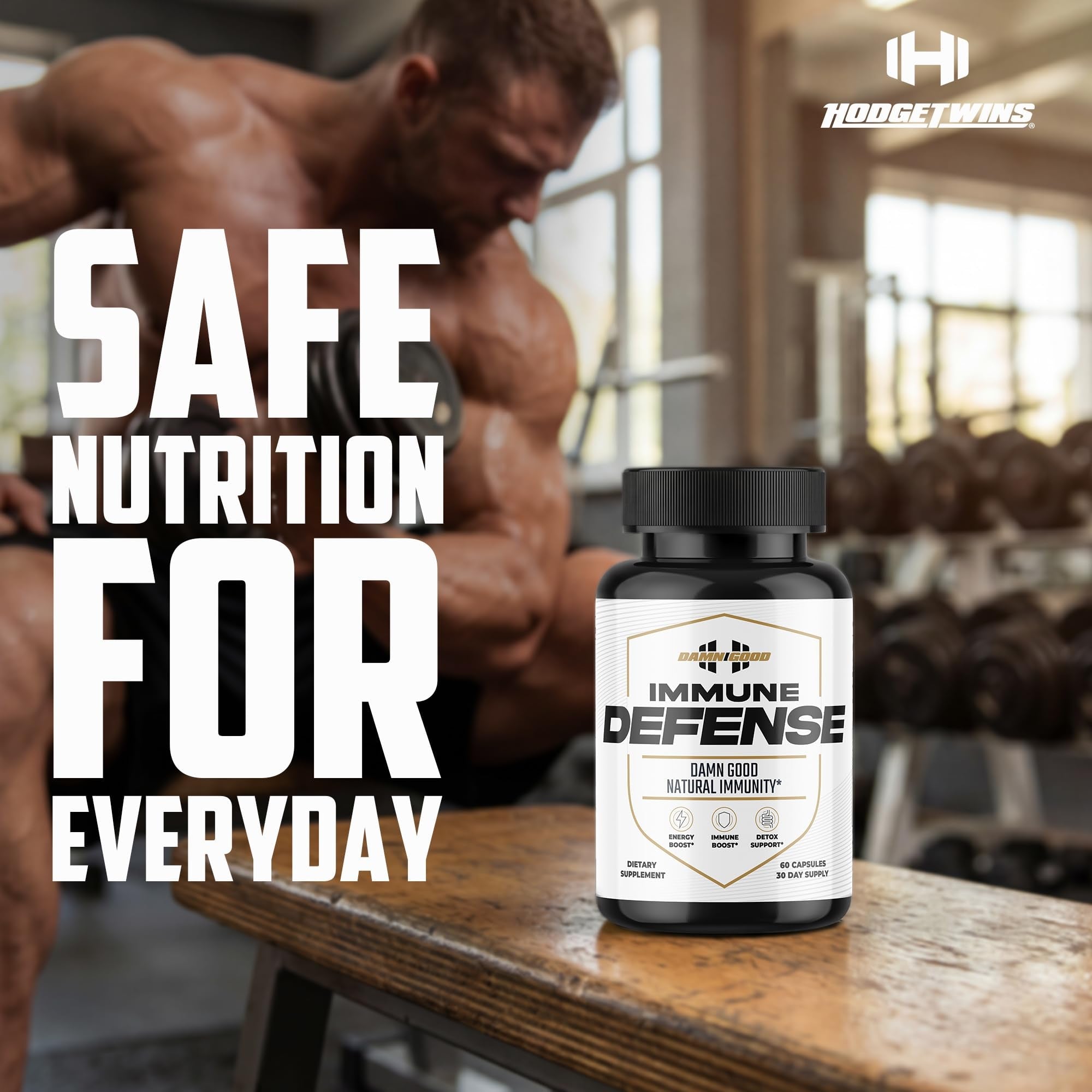DAMN GOOD The Hodge Twins Immune Defense Supplement (60 Capsules) – Sea Moss Blend Capsules for Everyday Balance, Digestive Support, and Whole-Body Wellness with Vitamins, Minerals, and Botanicals - TrustMedUSA