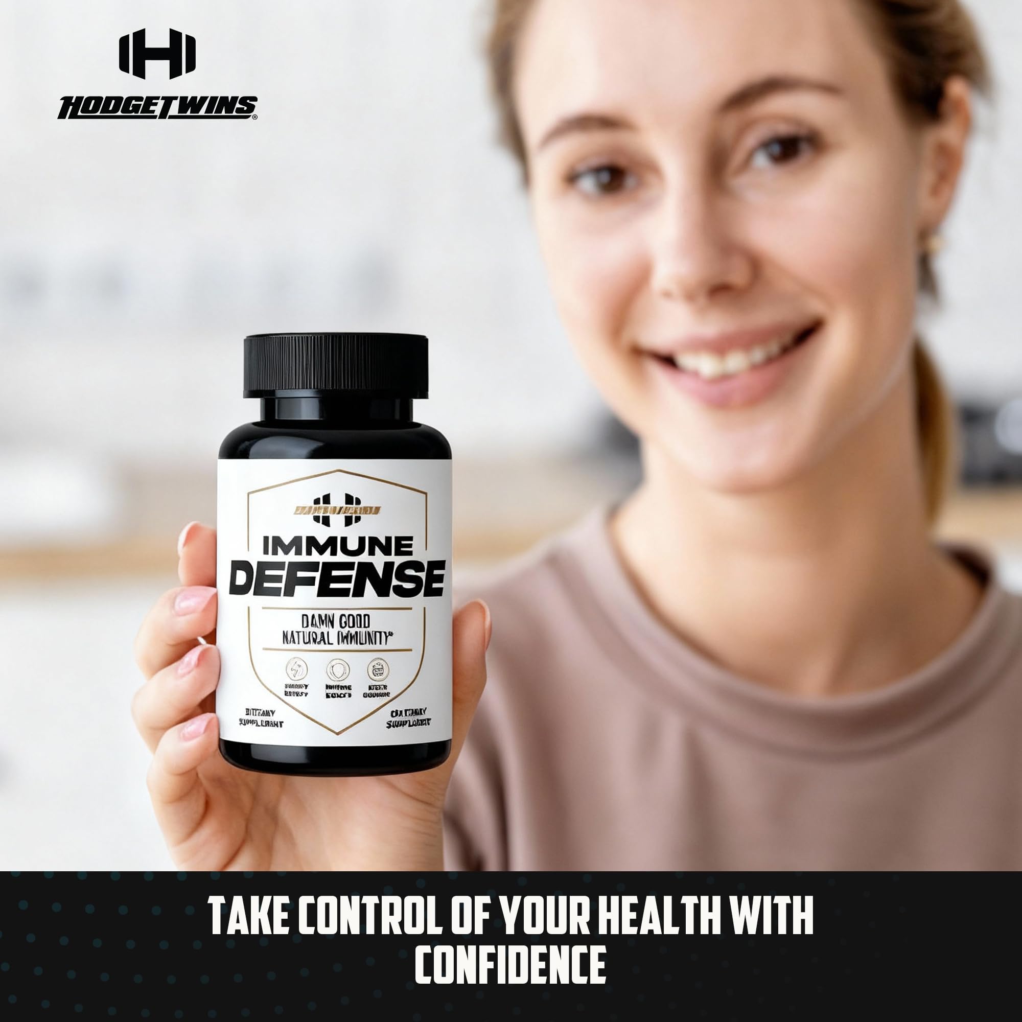 DAMN GOOD The Hodge Twins Immune Defense Supplement (60 Capsules) – Sea Moss Blend Capsules for Everyday Balance, Digestive Support, and Whole-Body Wellness with Vitamins, Minerals, and Botanicals - TrustMedUSA