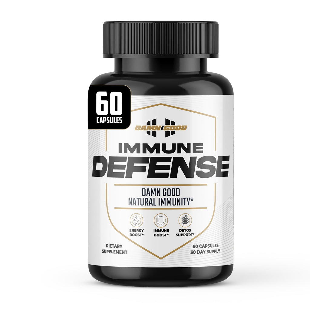 DAMN GOOD The Hodge Twins Immune Defense Supplement (60 Capsules) – Sea Moss Blend Capsules for Everyday Balance, Digestive Support, and Whole-Body Wellness with Vitamins, Minerals, and Botanicals - TrustMedUSA