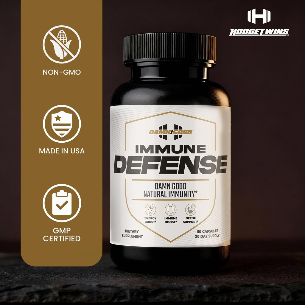 DAMN GOOD The Hodge Twins Immune Defense Supplement (60 Capsules) – Sea Moss Blend Capsules for Everyday Balance, Digestive Support, and Whole-Body Wellness with Vitamins, Minerals, and Botanicals - TrustMedUSA