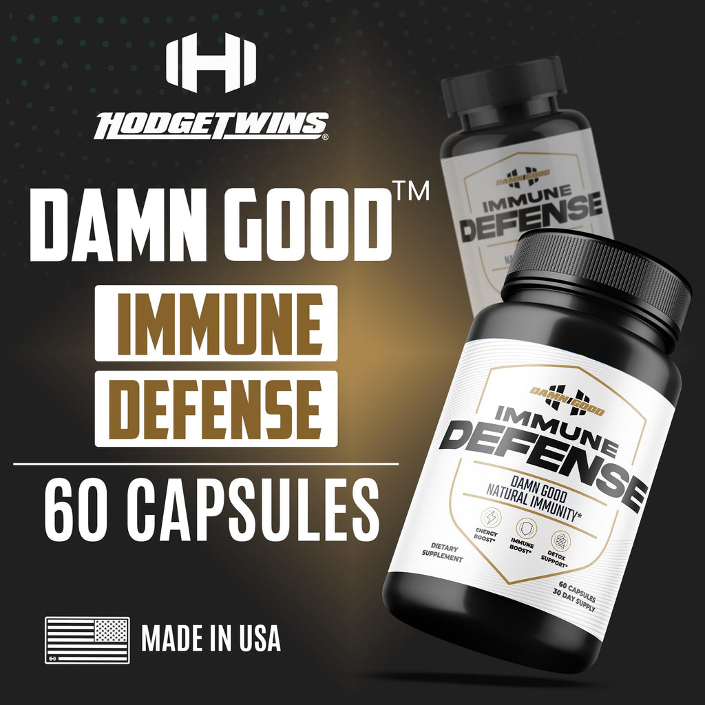 DAMN GOOD The Hodge Twins Immune Defense Supplement (60 Capsules) – Sea Moss Blend Capsules for Everyday Balance, Digestive Support, and Whole-Body Wellness with Vitamins, Minerals, and Botanicals - TrustMedUSA