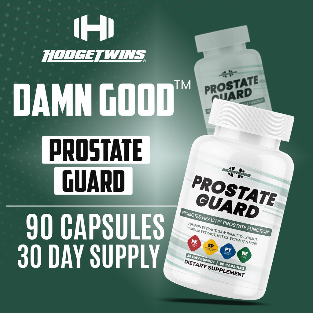 DAMN GOOD The Hodge Twins Prostate Guard - 90 Capsules Guard Vitality Complex – Comfort Blend for Nighttime Routine, Restful Rhythm - Men's Supplements for Health Supports Relaxation - TrustMedUSA