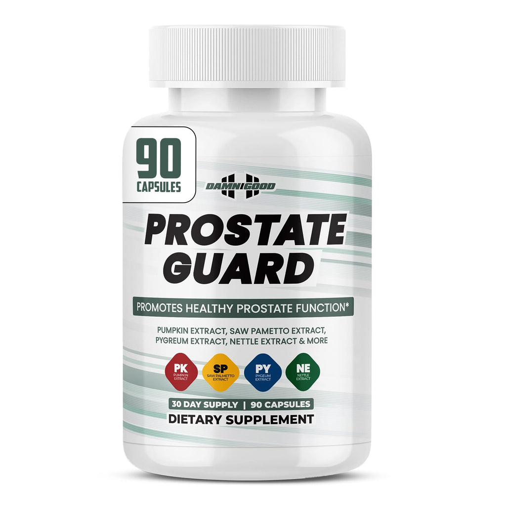 DAMN GOOD The Hodge Twins Prostate Guard - 90 Capsules Guard Vitality Complex – Comfort Blend for Nighttime Routine, Restful Rhythm - Men's Supplements for Health Supports Relaxation - TrustMedUSA