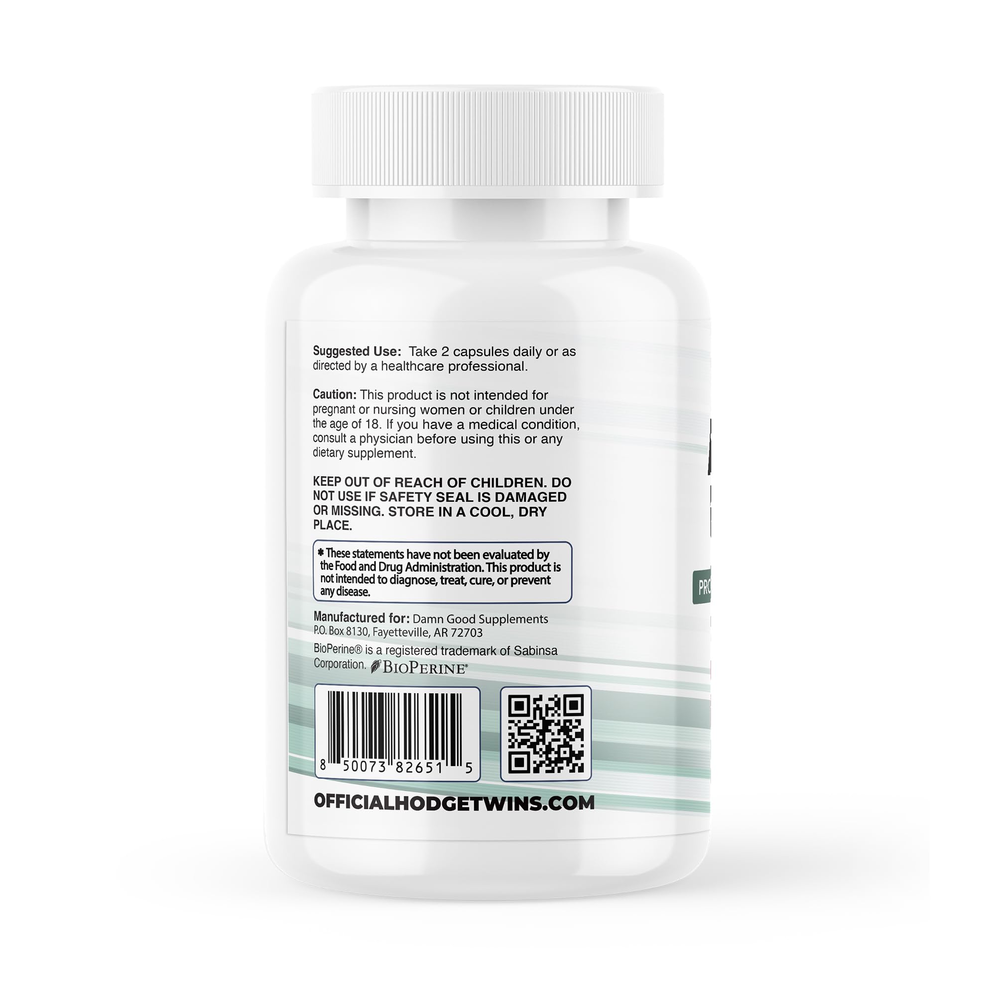 DAMN GOOD The Hodge Twins Prostate Guard - 90 Capsules Guard Vitality Complex – Comfort Blend for Nighttime Routine, Restful Rhythm - Men's Supplements for Health Supports Relaxation - TrustMedUSA
