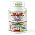 Dash of Vigor 18-in-1 Diosmin Hesperidin Supplement, Quercetin with Bromelain, Zinc, Vitamin C with Rutin Supplement, Horse Chestnut Extract, Butcher's Broom Extract, USA, 60 Capsules - TrustMedUSA
