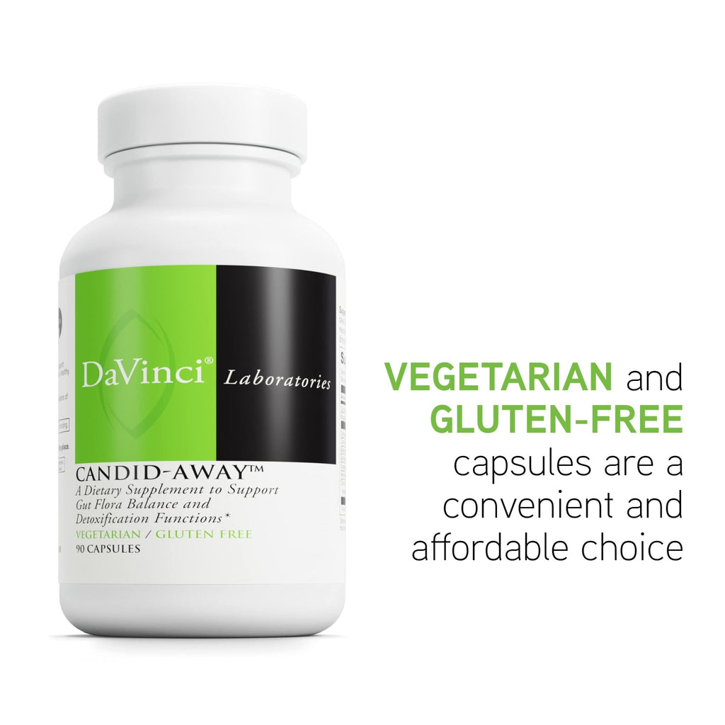 DAVINCI Labs Candid-Away - Digestive Gut Health Support, Immune System Support with Digestive Enzymes, Calcium, Magnesium & More - TrustMedUSA