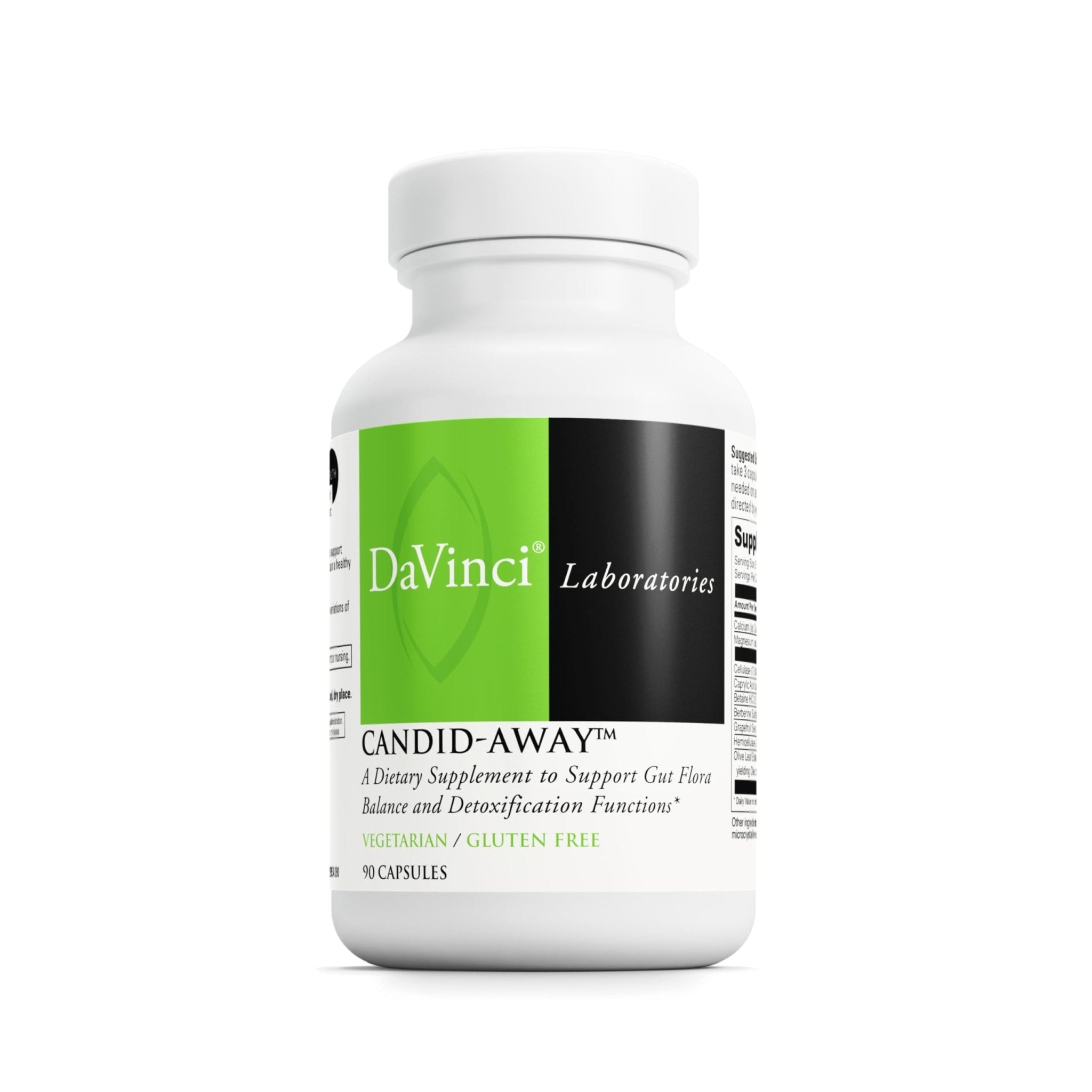 DAVINCI Labs Candid-Away - Digestive Gut Health Support, Immune System Support with Digestive Enzymes, Calcium, Magnesium & More - TrustMedUSA