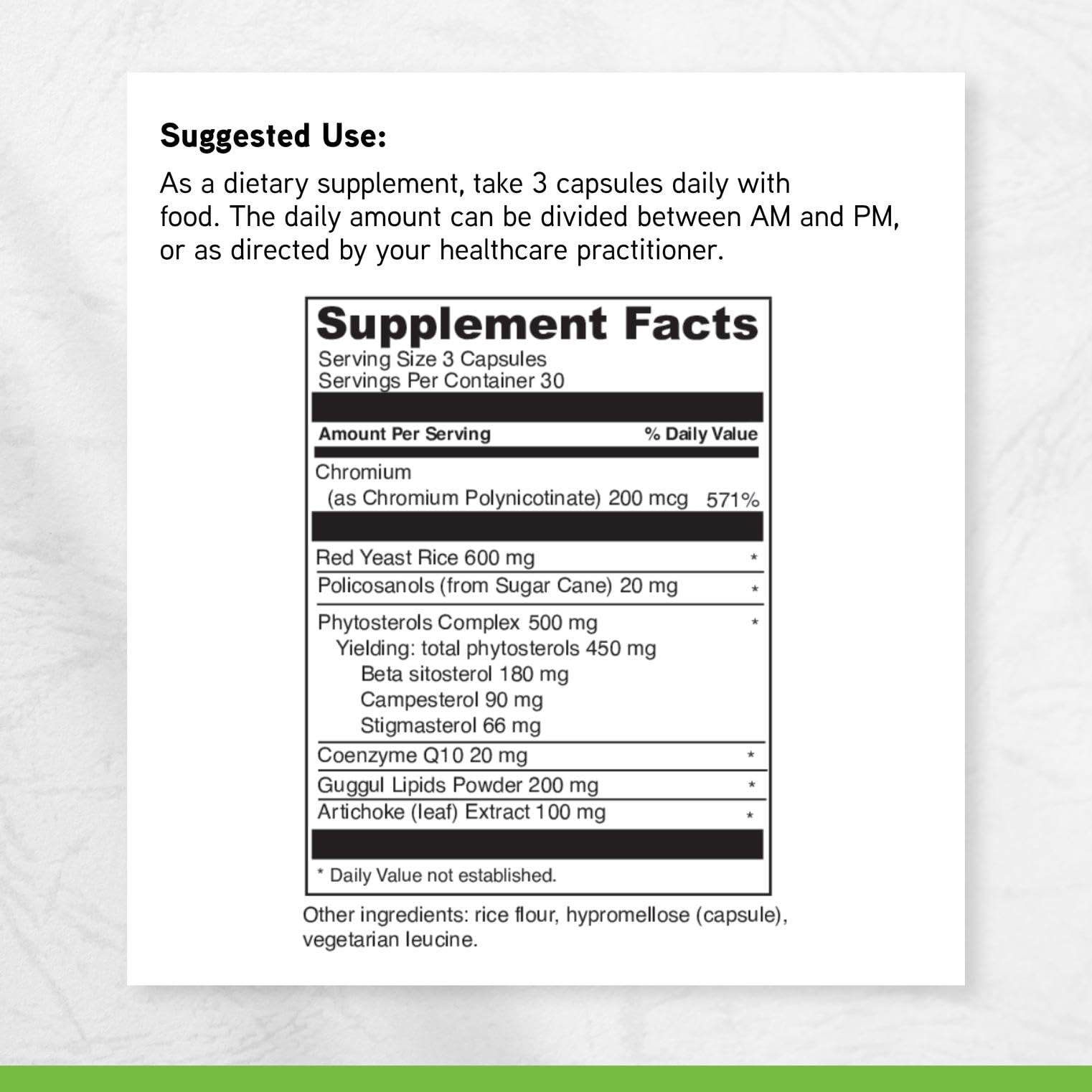 DAVINCI Labs CholestSure Supplement - Supports Cardiovascular Function - Helps Maintain Healthy Cholesterol Levels in a Normal Range - with CoQ10 - Gluten Free - 90 Vegetarian Capsules - TrustMedUSA