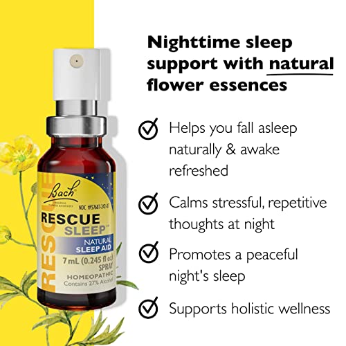 Day & Night Bundle, Bach RESCUE REMEDY Spray, Natural Stress Relief [and] RESCUE SLEEP Spray - TrustMedUSA