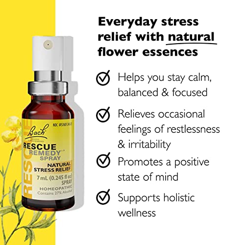 Day & Night Bundle, Bach RESCUE REMEDY Spray, Natural Stress Relief [and] RESCUE SLEEP Spray - TrustMedUSA