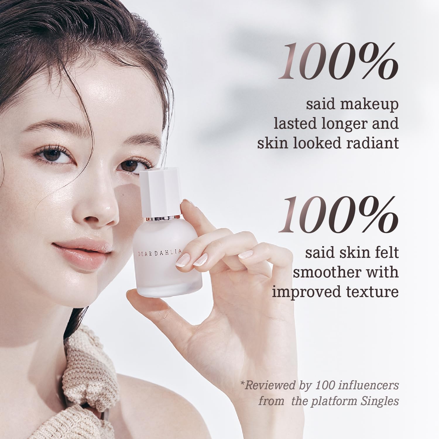 DEARDAHLIA Prime Layer Skin Prep - Vegan Makeup Primer, Lightweight & Hydrating for Long-Lasting Makeup, Smooth, Glowing Skin. Korean Base Prep. Artificial fragrance free. 1.35 oz - TrustMedUSA