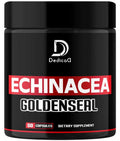 DEDICAD 1000mg Echinacea Goldenseal Capsules - Support Immune System, Well-Being & Overal Health - 60 Veggie Capsules - Non-GMO, Gluten-Free - TrustMedUSA