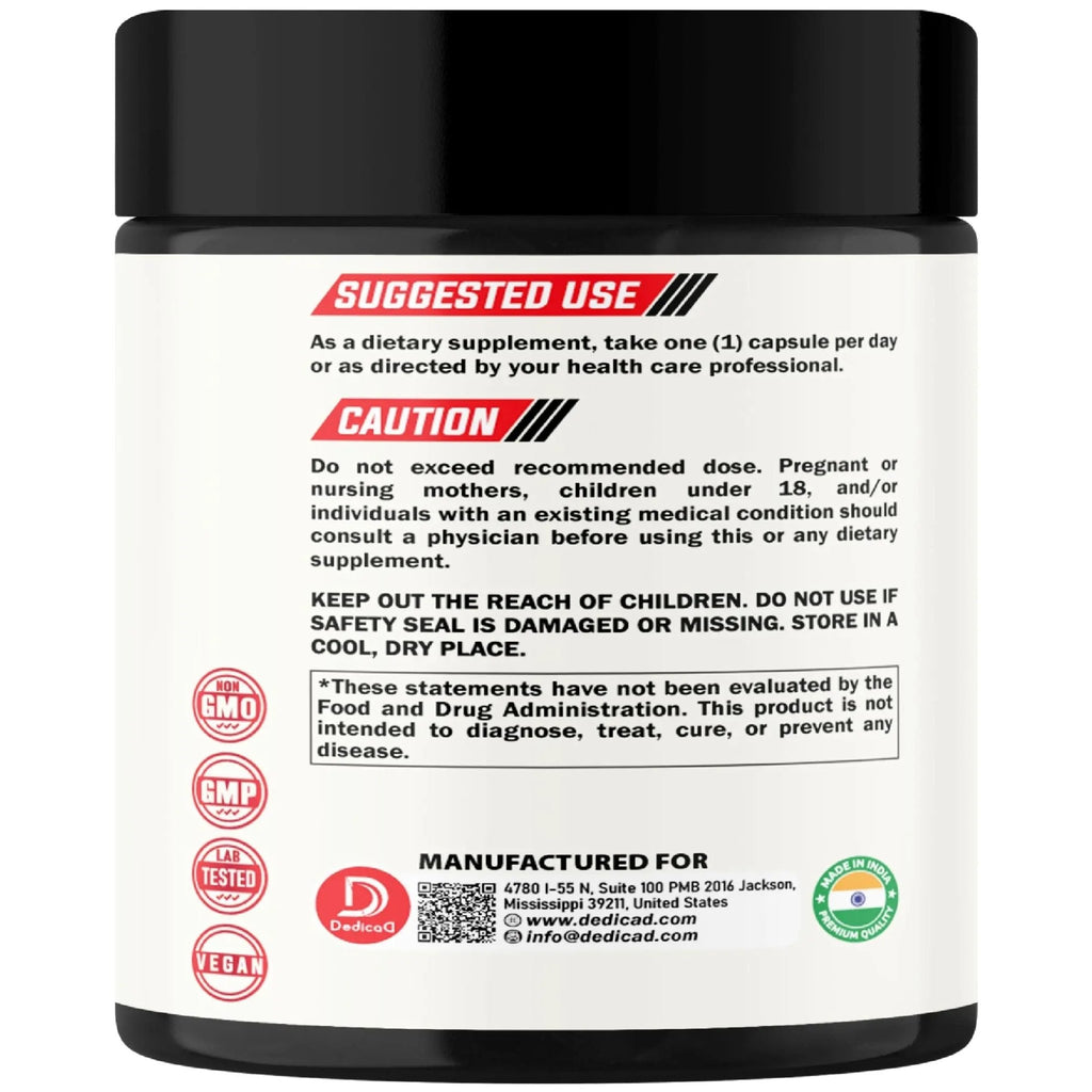 DEDICAD 11in1 Graviola Soursop Capsules - Blended with Elderberry, Turmeric, Ginger, Milk Thistle, Cranberry & More - Support Positive Mood, Immune System & Body Management - TrustMedUSA