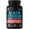 DEDICAD 12in1 Black Cohosh 5-Month Supply for Menopause Support Supplement with Dong Quai, Chasteberry, Red Raspberry, Licorice, Wild Yam & More - 150 Capsules - TrustMedUSA