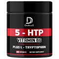 DEDICAD 5 HTP Supplement 1010mg - 60 Capsules - 3in1 Combined with Vitamin B6, L-Tryptophan - Comfortable Mood, Brain Health, Body Management & Immune System Support - TrustMedUSA