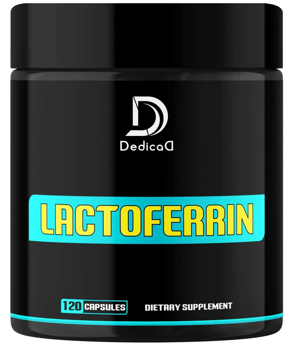 DEDICAD 500Mg Lactoferrin Supplement - 120 Capsules for 2-Month Supply - TrustMedUSA