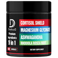DEDICAD 9in1 Cortisol Shield - Magnesium Glycinate & Ashwagandha with Rhodiola, Phosphatidylserine, Passion Flower, L-Theanine, Apigenin, Licorice, Magnolia - Rest Well & Mood Balance - 60 Count - TrustMedUSA