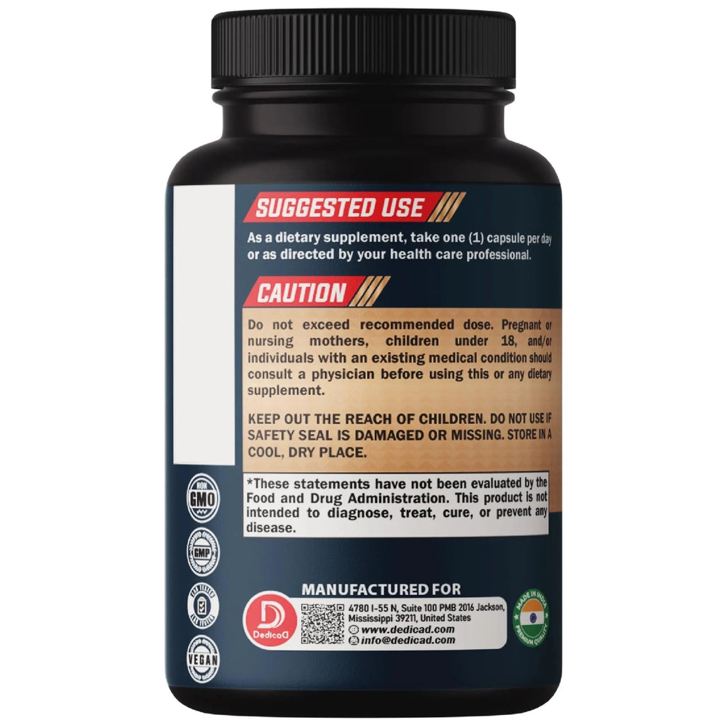 DEDICAD Kava Kava Capsules - 3 Month Supply - 9 Herbs with Ginkgo Biloba, Ashwagandha Root, Andean Cocoa, Graviola Leaf, Chamomile, Valerian, Lemon Balm & Skullcap - Support Mood & Immune - 90 Pills - TrustMedUSA