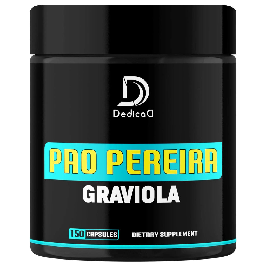 DEDICAD Pao Pereira Bark Extract and Graviola Soursop - 150 Capsules Supply - TrustMedUSA
