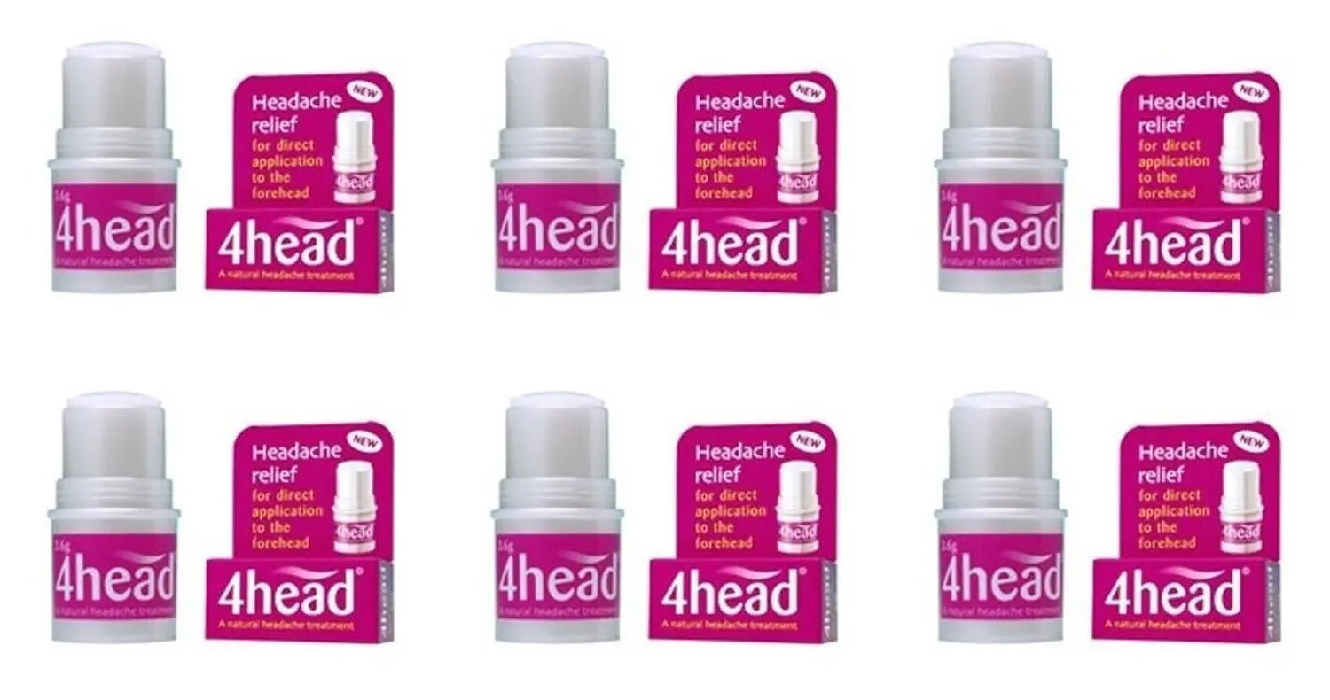 Dendron 4Head Headache Treatment 3.6.g - Pack of 6 - TrustMedUSA