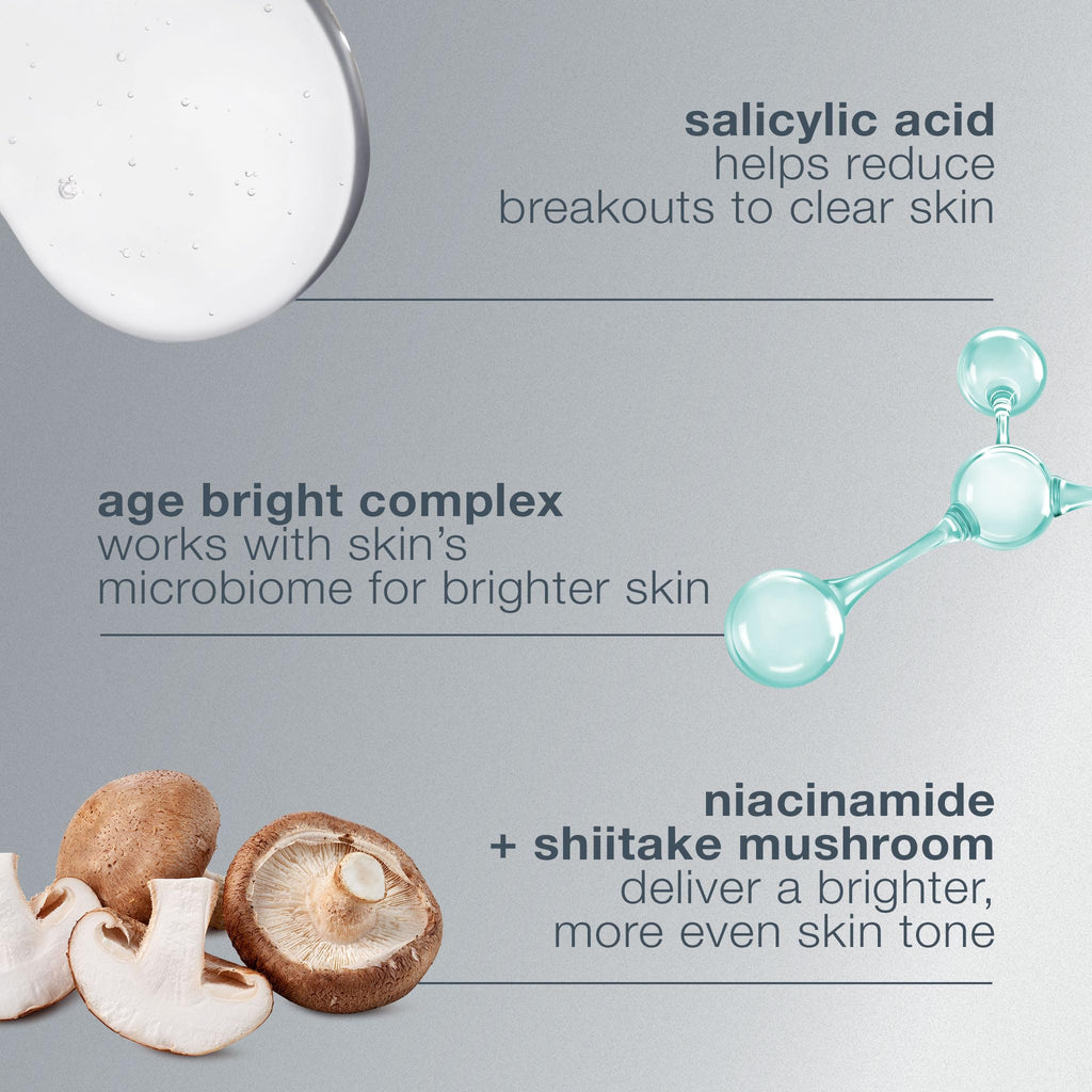 Dermalogica Age Bright Clearing Serum (1 Fl Oz) Anti-Aging Face Serum with Salicylic Acid - Promotes Smoother, Clearer, Brighter, and More Even Skin - Maple Wellness Supplements
