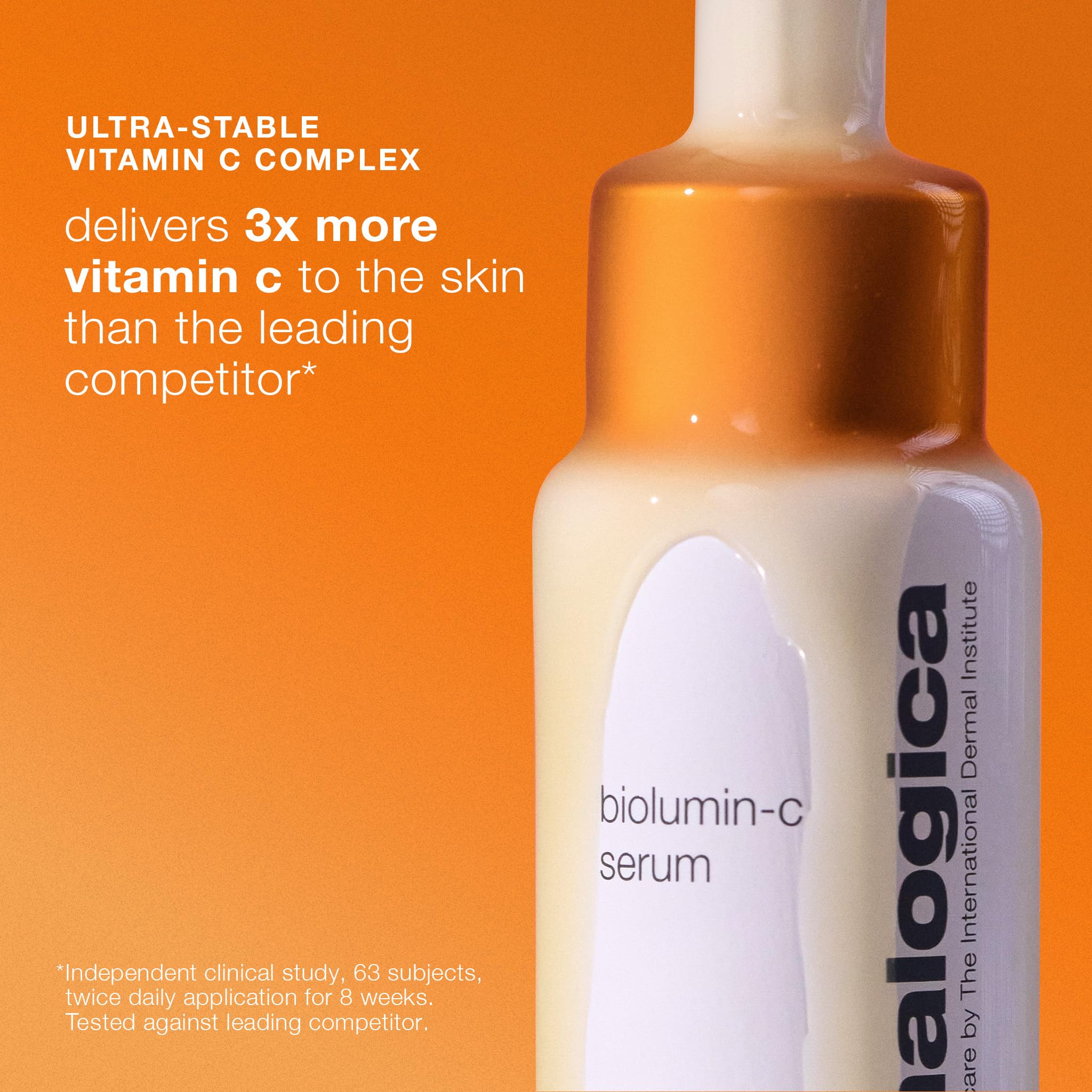 Dermalogica Biolumin-C Serum, Vitamin C Dark Spot Serum for Face with Peptide and AHA - Exfoliates and Reduces Sign of Skin Aging, 1 Fl Oz - Maple Wellness Supplements