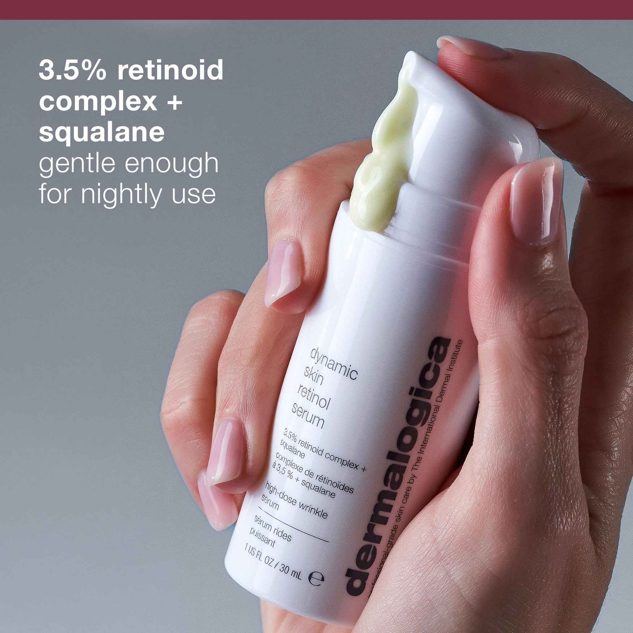 Dermalogica Dynamic Skin Retinol Facial Serum with Multi-Retinoid Complex, Retexturizing and Improving Skin Health, 1 fl oz - Maple Wellness Supplements
