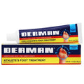 Derman Cream for The Treatment of Athlete's Foot, 2-Pack of 1.76 Oz Each, 2 Tubes - TrustMedUSA