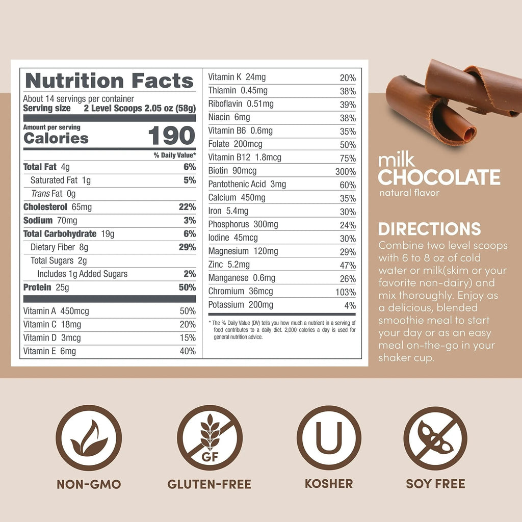 Designer Wellness, Designer Whey Protein Meal Powder with Vitamins, Minerals, and Organ - TrustMedUSA