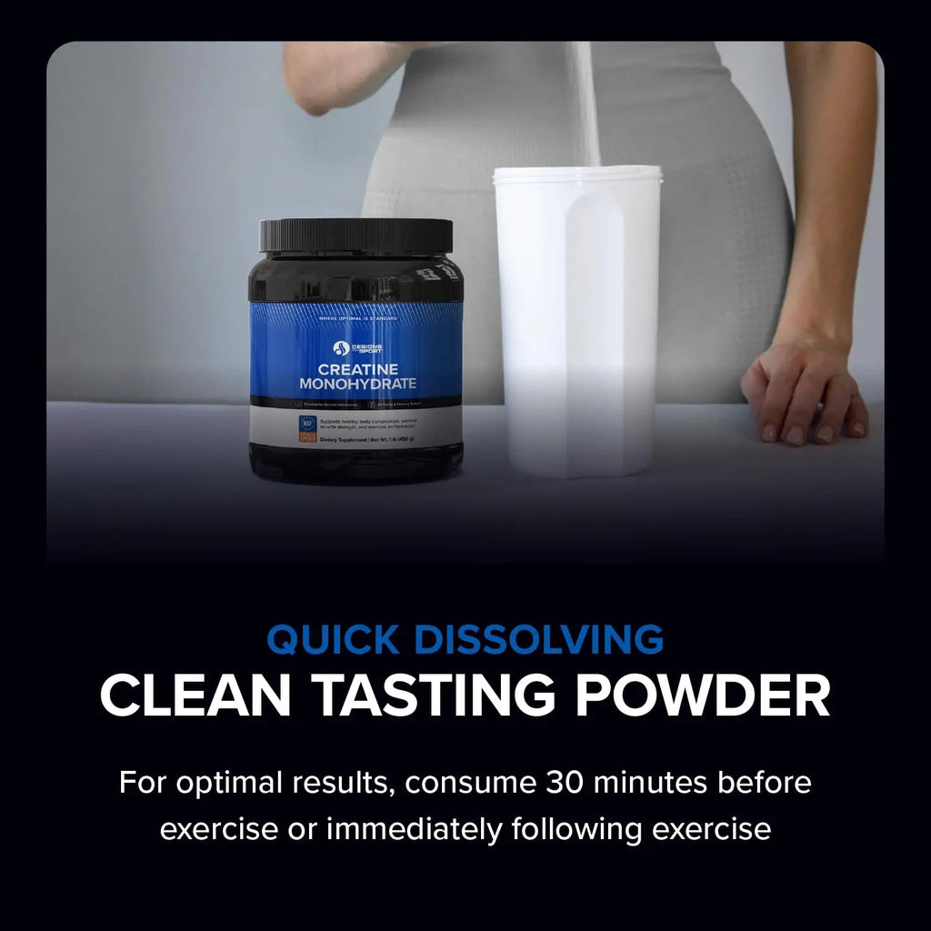 Designs for Sport Creatine Monohydrate Powder - NSF Certified for Sport Creatine - TrustMedUSA