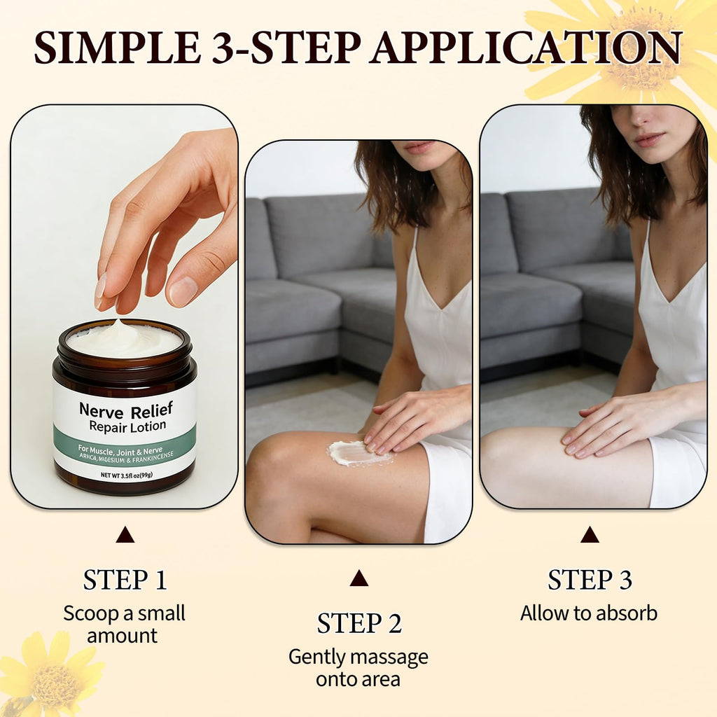 DESKPAL 2PCS Alcura Nerve Cream, Alcura Neuropathy Lotion with Arnica, Magnesium for Body, Joint, Knee, Lumbar, Neck, Hand and Feet - TrustMedUSA