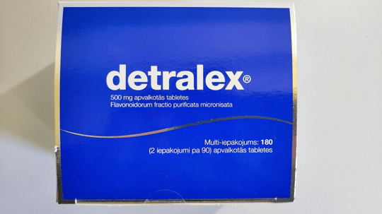 DETRALEX 500mg 180 tabs Varicose Tired Swollen Heavy legs Hemorrhoids - TrustMedUSA