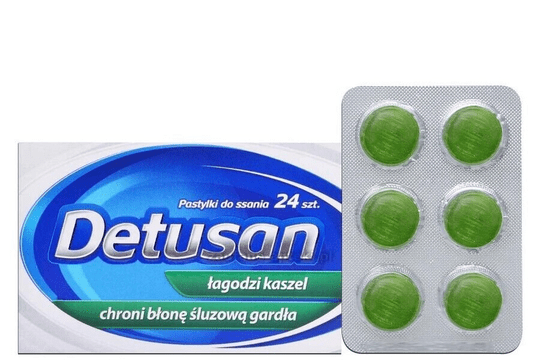 DETUSAN 24 lozenges / dry cough/ for smokers - TrustMedUSA