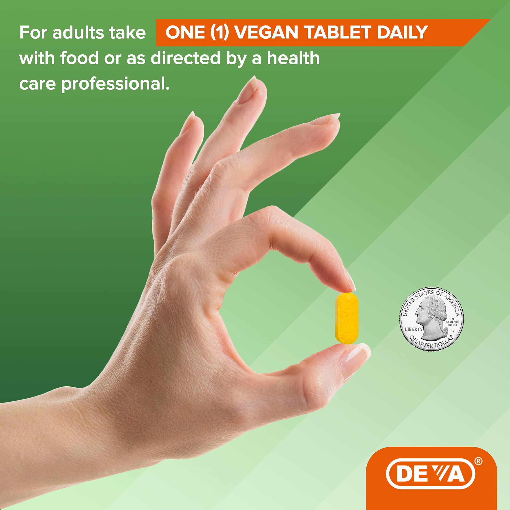 Deva Vegan Glucosamine-MSM-CMO & Turmeric Supplement - Gluten Free Plant Based Nutritional Supplement - 90 Tablets, 1-Pack - TrustMedUSA