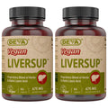 DEVA Vegan Liver Support Tablets 2-Pack - Proprietary Blend of 20 Herbs & Nutraceuticals, 90 Count Ea - TrustMedUSA