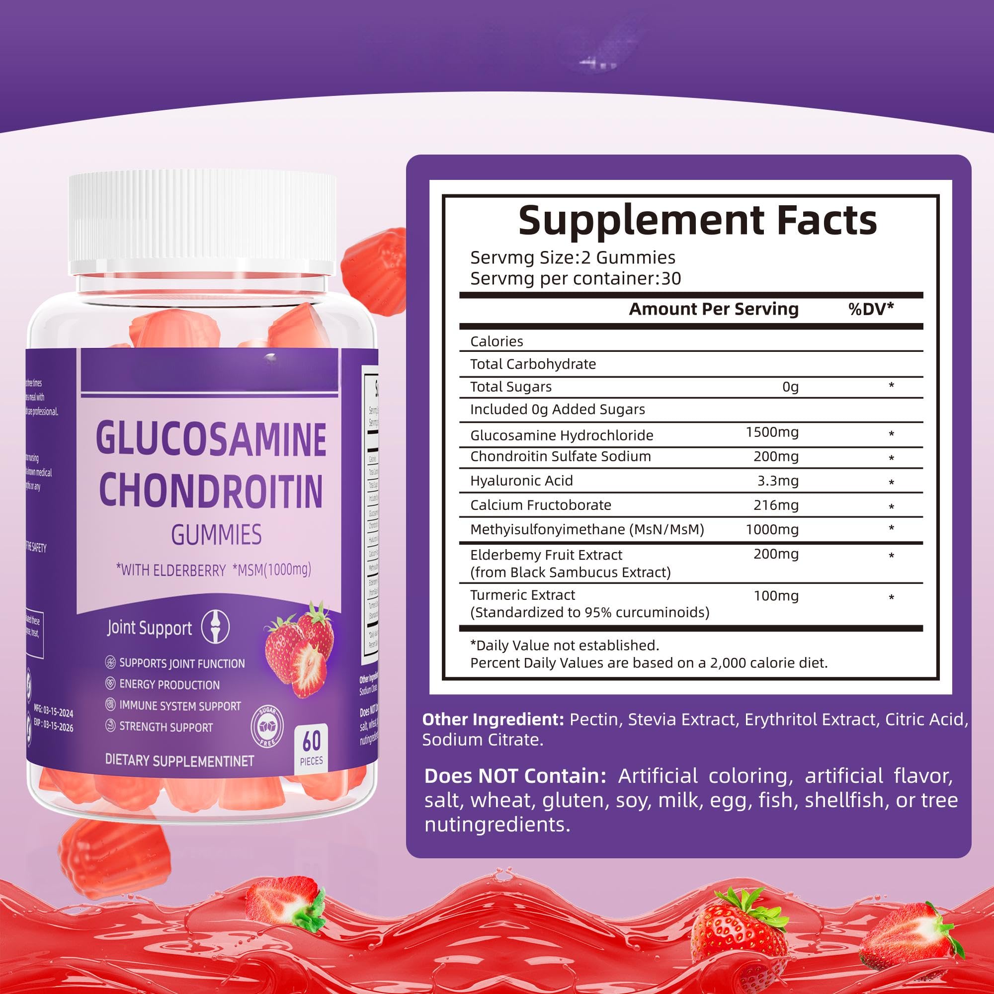 Dianww Feminine Balance Gummies, Premium Balance Supplement for Women PH Health, Immune Support, Energy Support, Vegan, Gluten-Free, Strawberry Flavor, 60 Gummies, 30 Servings 1 Pack - TrustMedUSA