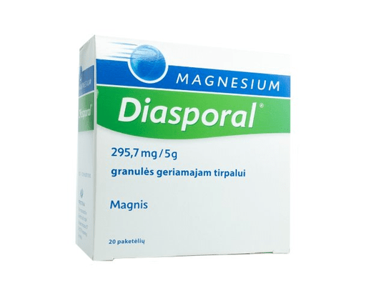 DIASPORAL Magnesium 295.7 MG/5 g., 20 sachets for oral solution - TrustMedUSA