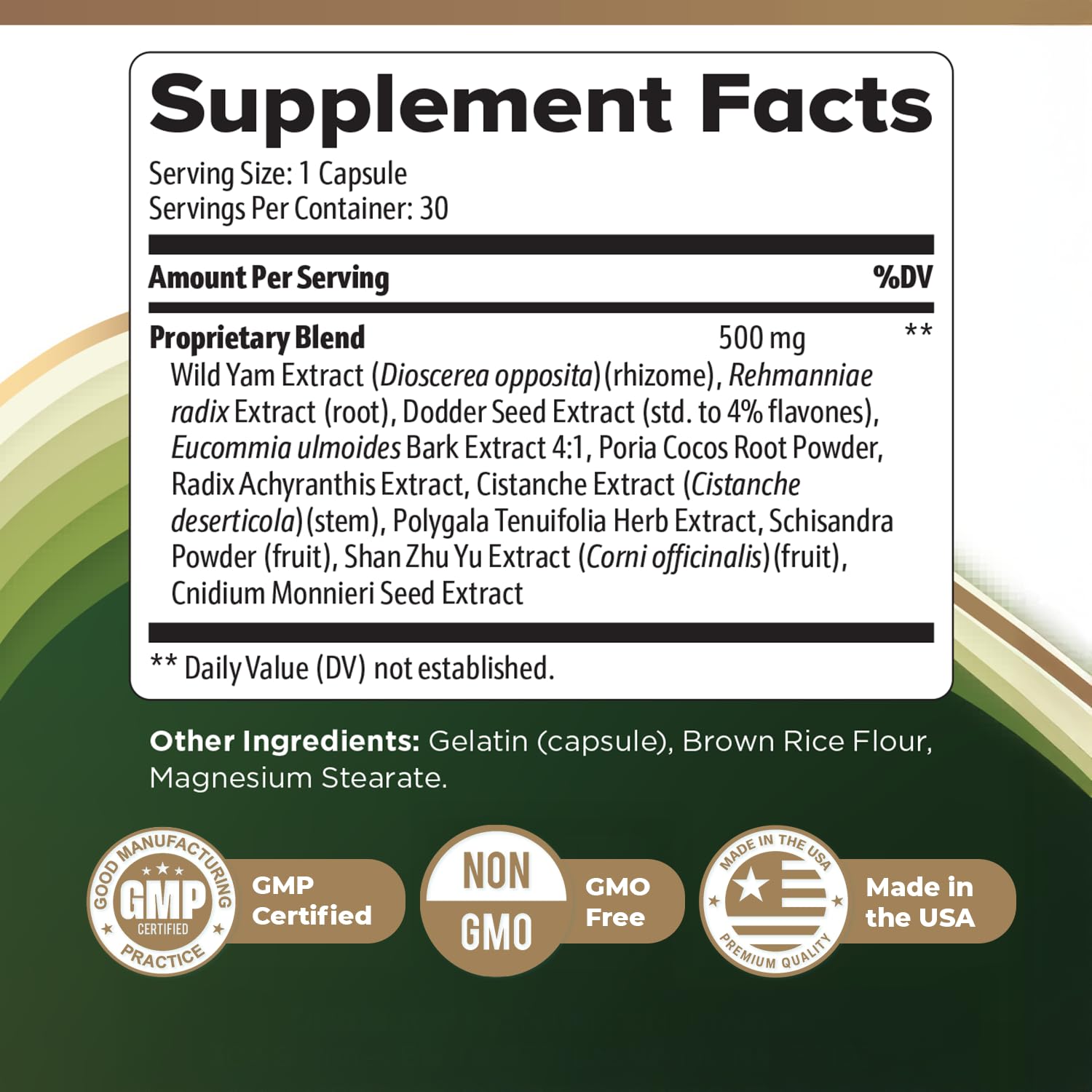 DigestiStart – Natural Digestive Supplement with Wild Yam, Poria Cocos & Bacopa Monnieri – Made in USA, Non-GMO, Easy-to-Take - 30 Capsules, 3 Month Supply - TrustMedUSA