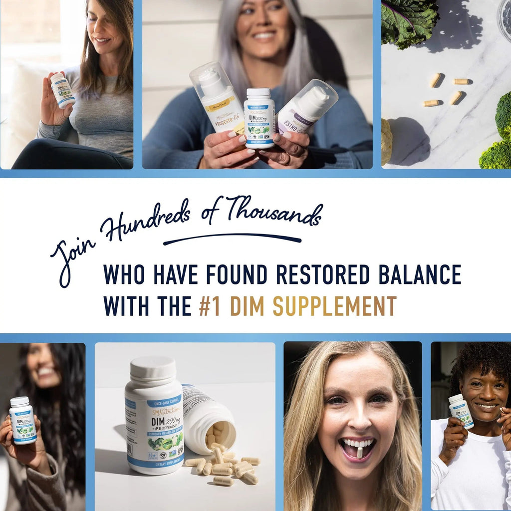 DIM Supplement 200 mg (120 Ct) | Estrogen Balance for Women & Men | Hormone Balance - TrustMedUSA