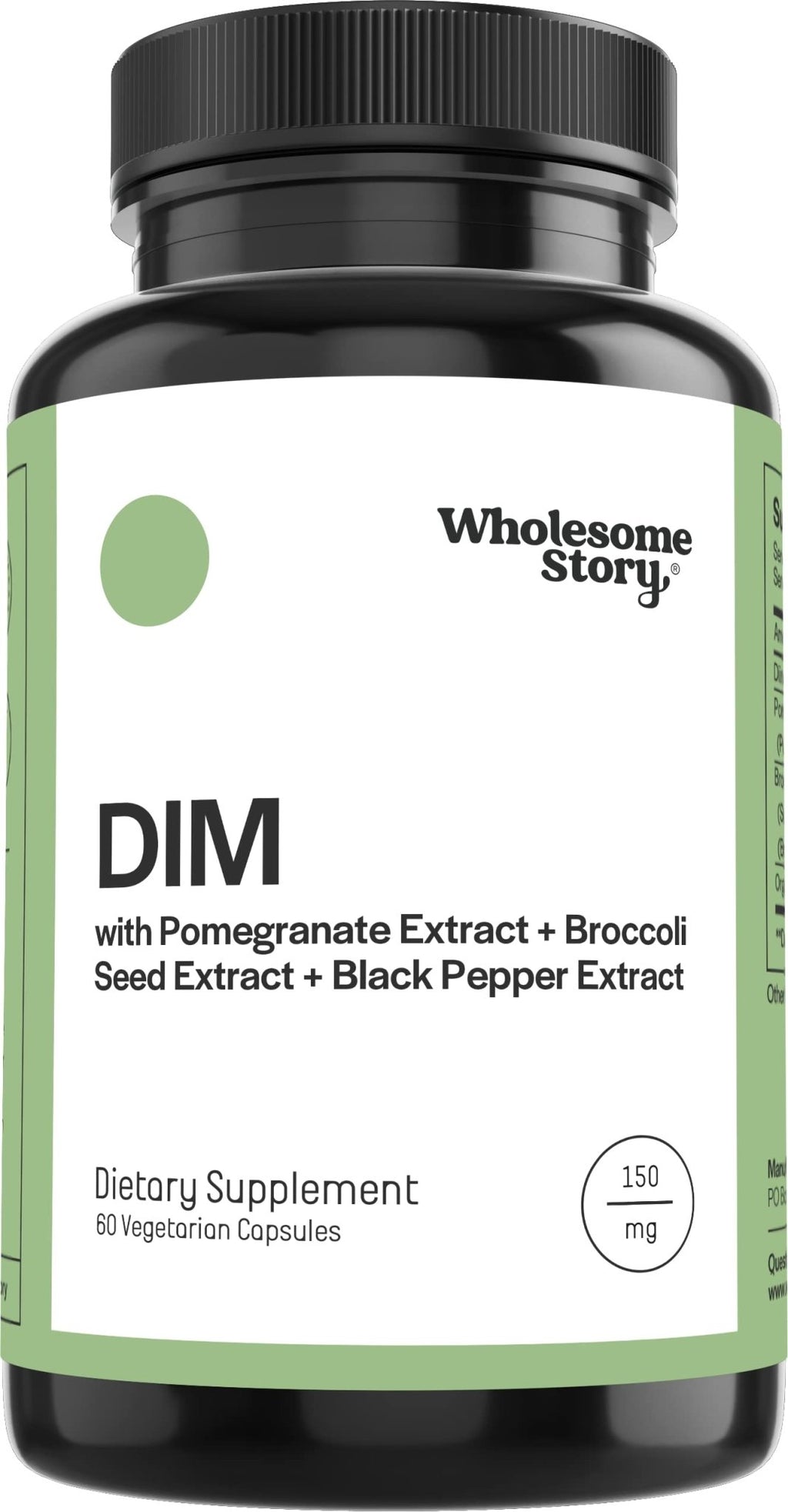 DIM Supplement Women | DIM SGS | Pomegranate, Broccoli and Black Pepper Blend | Estrogen & Hormone Balance for Women | Cell and Tissue Health | 60-Day Supply | Clean Label Project Certified - TrustMedUSA