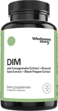 DIM Supplement Women | DIM SGS | Pomegranate, Broccoli and Black Pepper Blend | Estrogen & Hormone Balance for Women | Cell and Tissue Health | 60-Day Supply | Clean Label Project Certified - TrustMedUSA