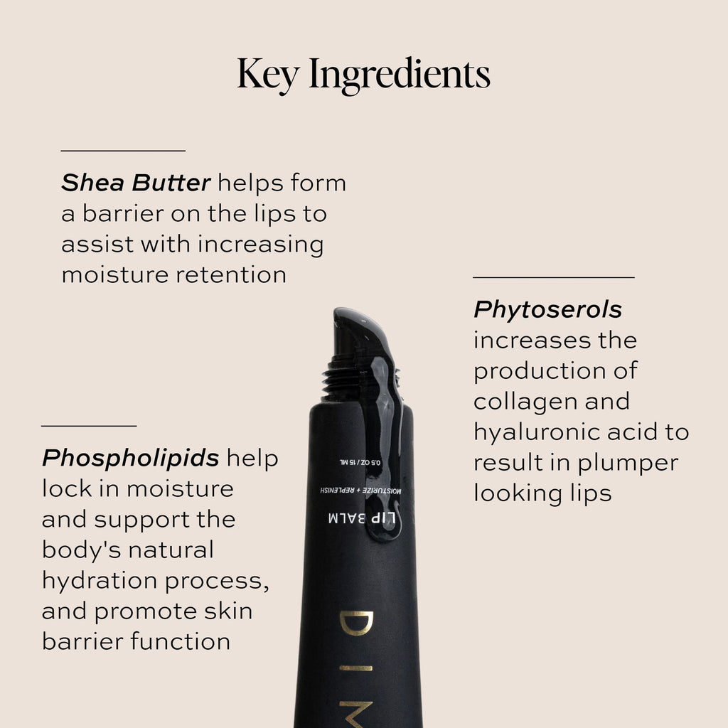 DIME Beauty Lip Balm, Hydrating Lip Balm and Gloss, Vegan & Cruelty-Free, Anti-Aging Lip Care, .5 oz / 15 ml - TrustMedUSA