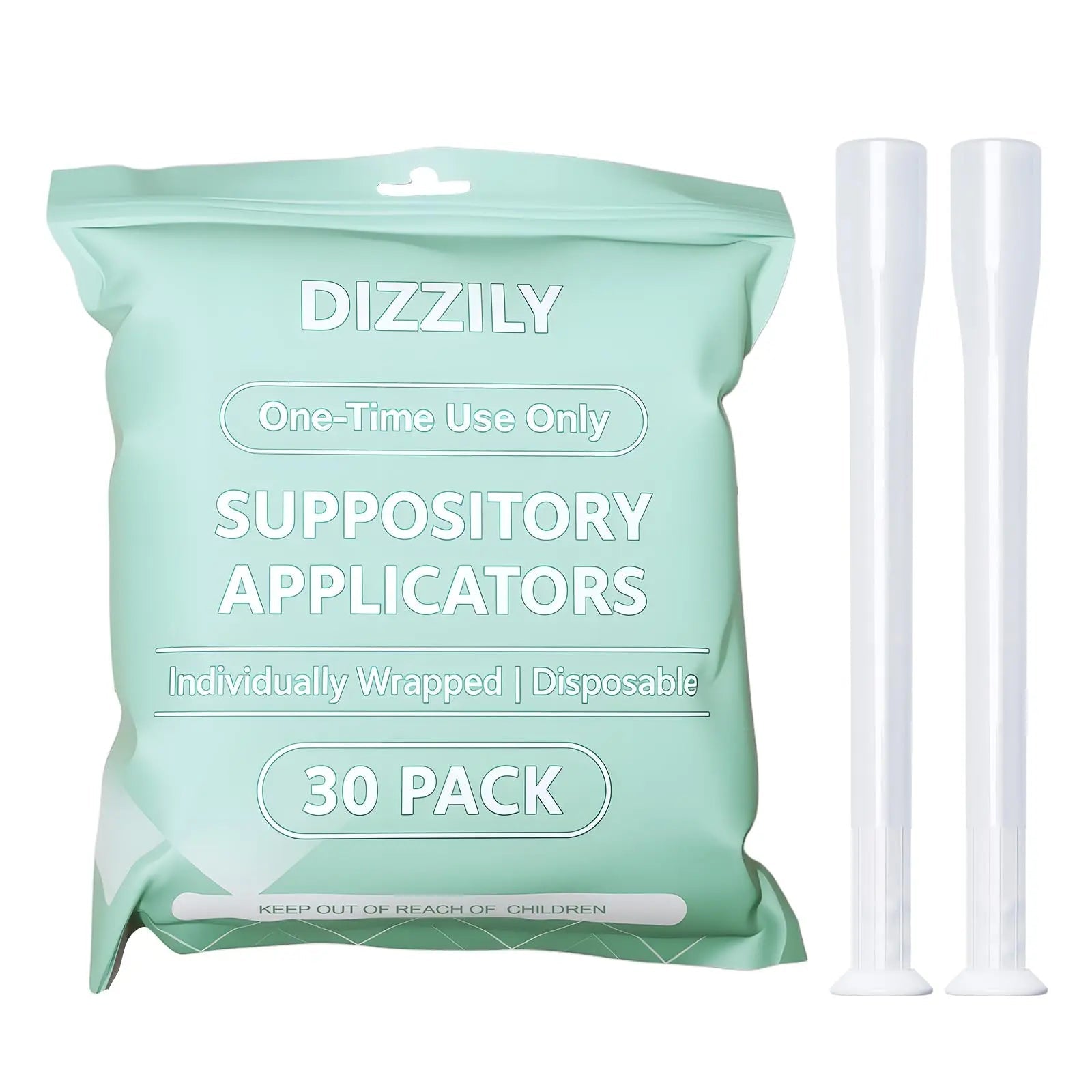 Dizzily 30 Pack Disposable Vaginal Suppository Applicators for Women, Individually Wrapped, Hygienic - Fits Most Boric Acid Suppositories, Pills, Tablet, Cap-sules and Feminine Care Applicator - TrustMedUSA