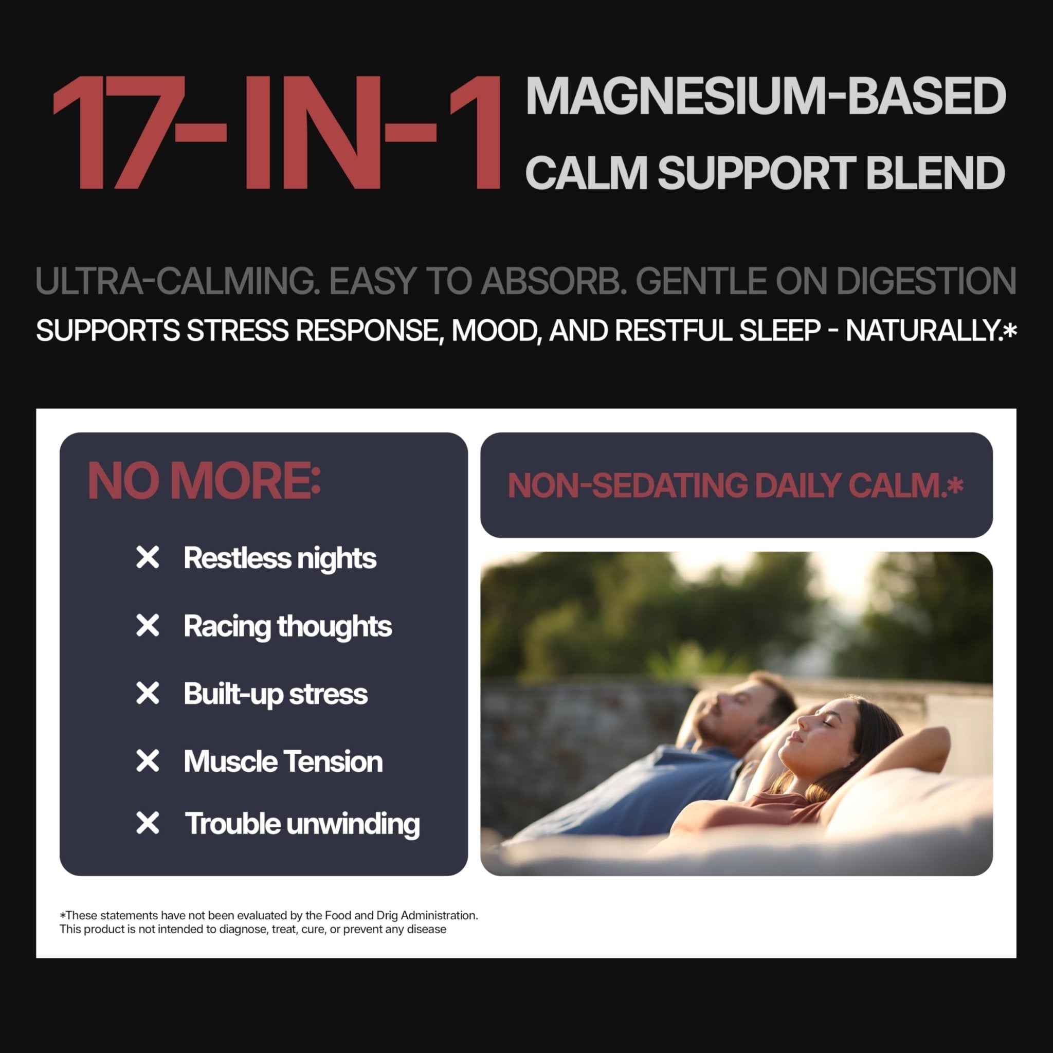 DLNIA Magnesium Glycinate Stress & Cortisol Support Gummies | Calm Focus by Day, Deep Sleep by Night | 17-in-1 with KSM-66® Ashwagandha, L-Theanine & Lion’s Mane - TrustMedUSA