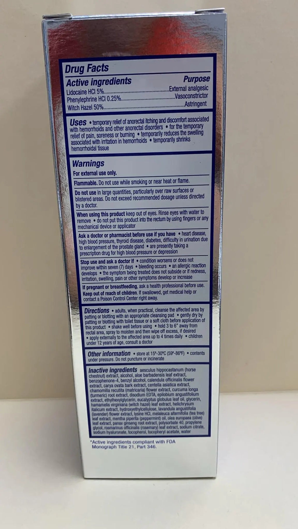 Doctor Butler's Advanced Relief Hemorrhoid Spray – Advanced Relief Hemorrhoid Treatment Spray with Witch Hazel to Help with Sensitive Skin, Itch Relief, and Swelling Relief* (5oz) - TrustMedUSA
