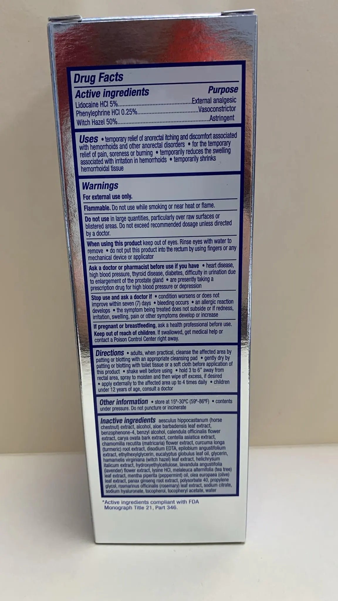 Doctor Butler's Advanced Relief Hemorrhoid Spray – Advanced Relief Hemorrhoid Treatment Spray with Witch Hazel to Help with Sensitive Skin, Itch Relief, and Swelling Relief* (5oz) - TrustMedUSA