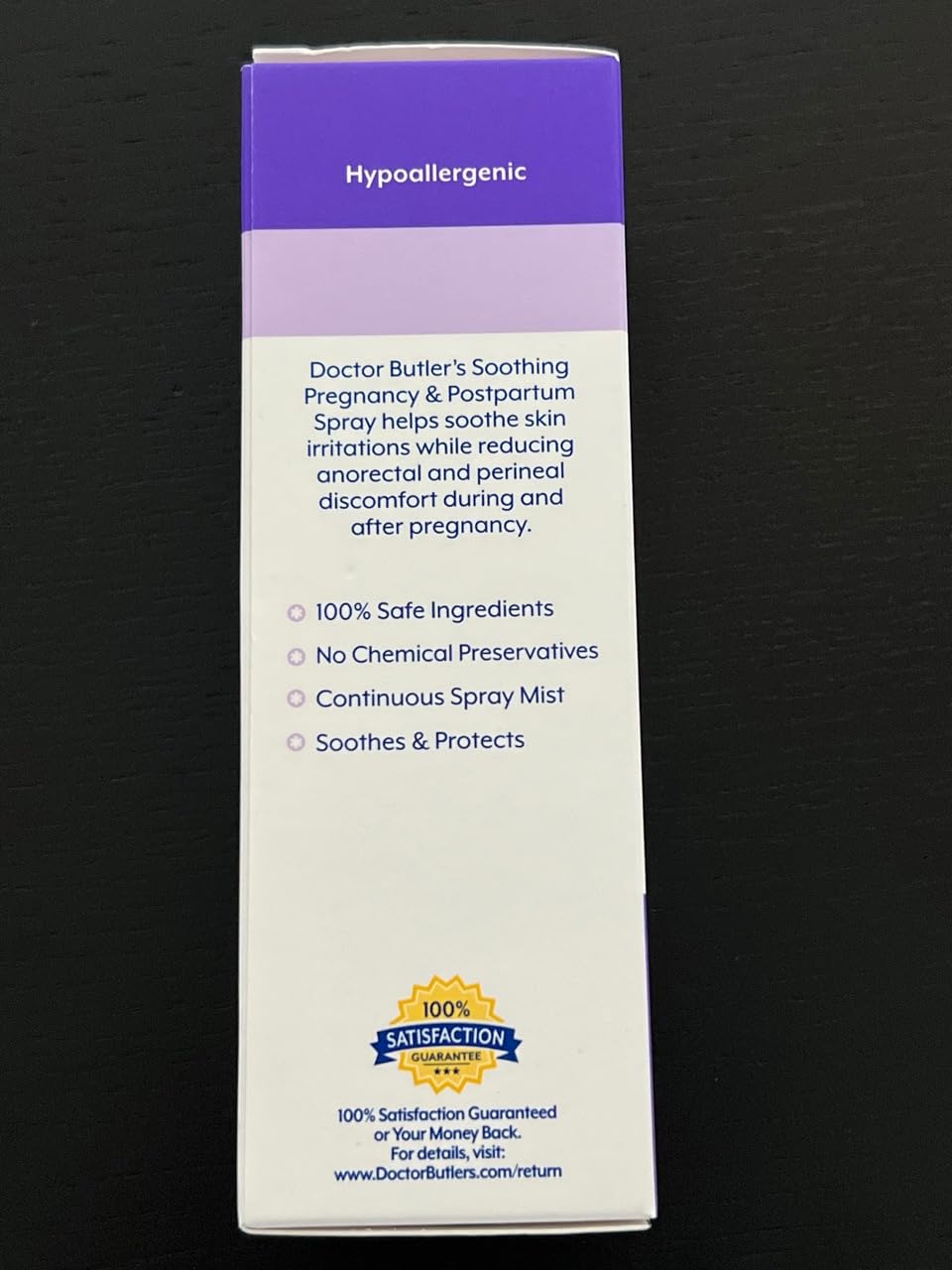 Doctor Butler's Pregnancy & Postpartum Spray - Perineal Spray and Hemorrhoid Treatment with Aloe and Chamomile, Pregnancy Support and Postpartum Essentials, Paraben Free (3oz) - TrustMedUSA